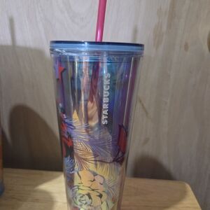 Starbucks Colorful Tumbler with Straw
